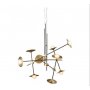 VESTA 319 LUSTER 9*G9 ANTIQUE BRASS/BLACK - slika 1