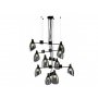 LUNA 110 LUSTER 10*E14 SMOKED GLASS - slika 1