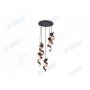 VESTA 178 LUSTER 5*E27 black/gold - slika 1