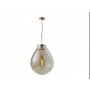 LUNA 72 VISILICA 1*E27 COGNAC GLASS - slika 1
