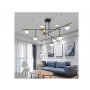 VESTA 308 LUSTER 9*G9 ANTIQUE BRASS/BLACK - slika 1