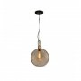 RUSTIK 89 VISILICA 1*E27 GOLD/COGNAC GLASS - slika 1
