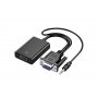 FAST ASIA Adapter-konvertor VGA na HDMI+Micro+Audio - slika 1