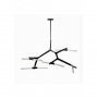 RUSTIK 133 LUSTER 10*G9 BLACK/WHITE GLASS - slika 1