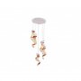 VESTA 177 LUSTER 5*E27 white/gold - slika 1