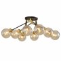 LUNA 193 LUSTER 8*E14 CRNA - slika 1