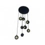 LUNA 80 LUSTER 8*G9 BLACK/GOLD - slika 1