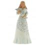 JIM SHORE Girl W/Flower Bouquet Figure - slika 1