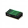 KINGSTON DIMM DDR4 128GB (4x32GB kit) 3200MHz KF432C16BBAK4/128 Fury Beast RGB - slika 1