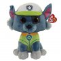 TY pliš PAW PATROL ROCKY PLIŠANI PRIVEZAK - slika 1