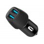 PROMATE VolTrip-DUO 3.4A dual auto punjač crni - slika 1