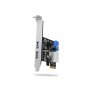 Axagon Kontroler PCI-Express na 4 x USB 3.2 (2xfront + 2xinternal) - slika 1