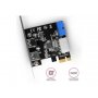 Axagon Kontroler PCI-Express na 4 x USB 3.2 (2xfront + 2xinternal) - slika 2