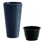 Prosperplast PR DPSP300-S433 Saksija Sandy 30x52cm Antracit - slika 1
