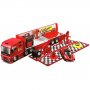 BURAGO FERRARI RACING HAULER KAMION SET - slika 2