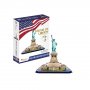 CUBICFUN PUZZLE STATUE OF LIBERTY C080h - slika 1