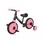 LORELLI BERTONI BALANCE BIKE ENERGY 2 in1 BLACK&PINK - slika 1