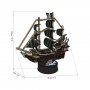 CUBICFUN PUZZLE QUEEN ANNES REVENGE T4035h - slika 2