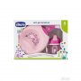 CHICCO Set 6m+, pribor, roze - slika 1