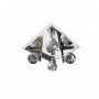 VESTA VESTA 158 SPOT 4*GU10 MAT BELA/CHROME - slika 1