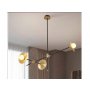 VESTA 318 LUSTER 3*G9 ANTIQUE BRASS/BLACK - slika 1