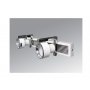 VESTA 157 SPOT 2*GU10 MAT BELA/CHROME - slika 1
