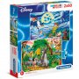 CLEMENTONI PUZZLE 2X60 PETER PAN + THE JUNGLE BOOK 2020 - slika 1