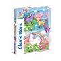 CLEMENTONI PUZZLE 2X20 UNICORNS BRILLIANT - slika 1