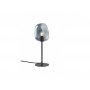 LUNA 106 STONA LAMPA 1*E14 BLACK/SMOKED GLASS - slika 1