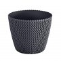 Prosperplast PR DSP130-S433 Saksija Splofy 13x11cm Antracit - slika 1