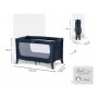 Hauck Prenosivi krevetac Dream n play Plus, Navy - slika 4