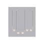 VESTA 268 VISILICA LED 36W 4000K bela - slika 1