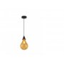 RUSTIK 118 VISILICA 1*E27 BLACK/YELLOW GLASS - slika 1