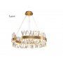 BELORE 4 LUSTER LED 48W 3000K ANTIQUE MESING - slika 1