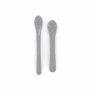 TWISTSHAKE SET KAŠIKA ZA HRANJENJE 2 KOM 4M+ PASTEL GREY - slika 1