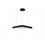 VESTA 348 VISILICA-CRNA-38W-4000K-475*475*1200mm - slika 1