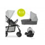 Hauck Trio set Shopper, svetlo siva - slika 1