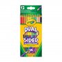 CRAYOLA 12 DVOSTRANIH OLOVAKA DRVENA BOJICA - slika 1