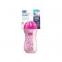 CHICCO Shiny čaša 12m+, svetli u mraku, roze - slika 1
