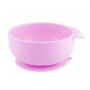 CHICCO Vakumski silikonski tanjir, 6m+, roze - slika 1