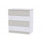 LORELLI BERTONI KOMODA - WHITE/LIGHT OAK - slika 1