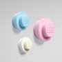 LEGO LEGO kuke za kačenje, 3 kom (bela, svetlo plava i roze) - slika 1