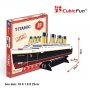 CUBICFUN PUZZLE TITANIC S3017h - slika 1
