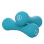 LiveUp Bučice neopren, 2x3kg, plave - LS2002 - slika 1