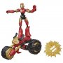 HASBRO AVENGERS BEND AND FLEX FLEX RIDER IRON MAN - slika 2