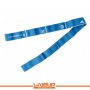 LiveUp LS3660  Elastična traka za vežbanje guma, ekspander 900x40mm, H veliki otpor, plava - slika 1